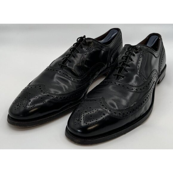 Allen Edmonds McAllister Oxford Wingtip Brogue Black Leather Shoes Size 15AA main image 8